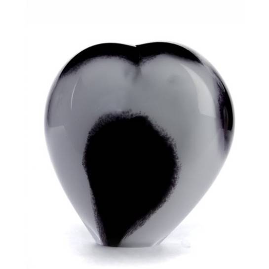 Big heart zwart-wit opaak