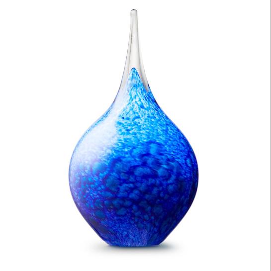 Druppel middel blue mixed opaque