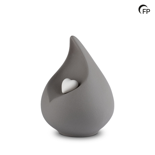 Celest donkergrijs / wit medium - 