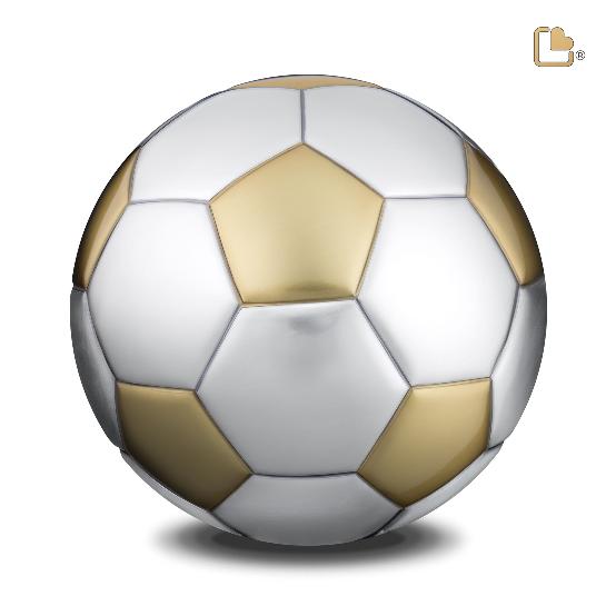 Voetbal goud/tin