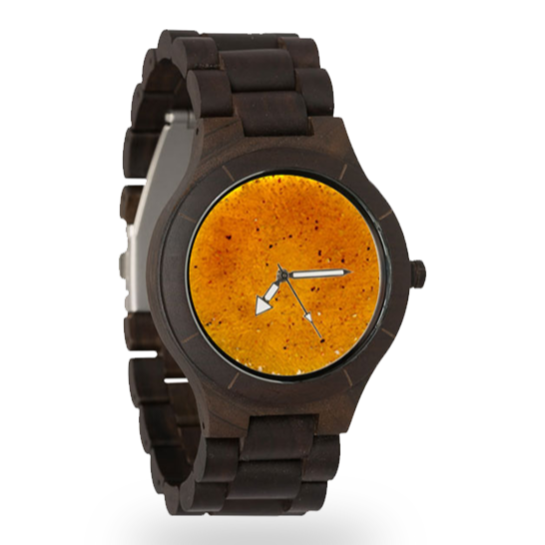 Gedenkhorloge men sandelhout