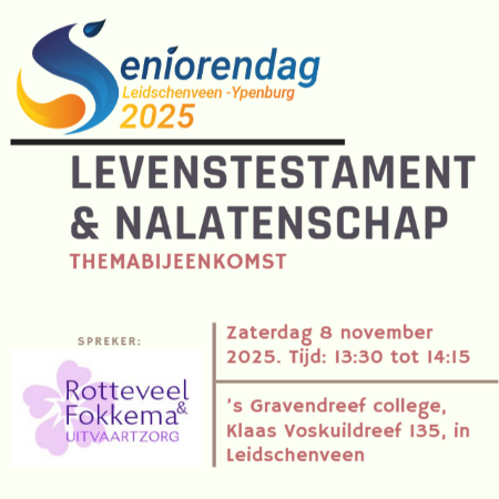 Seniorendag 2025 Leidschenveen/Ypenburg