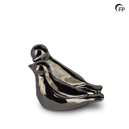 Whistling birds zilverkleurig - 