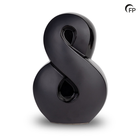 Infinity teken zwart groot - 
