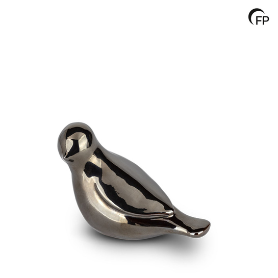 Whistling bird zilverkleurig - 
