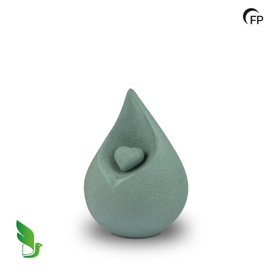 Celest bio-urn groen klein - 
