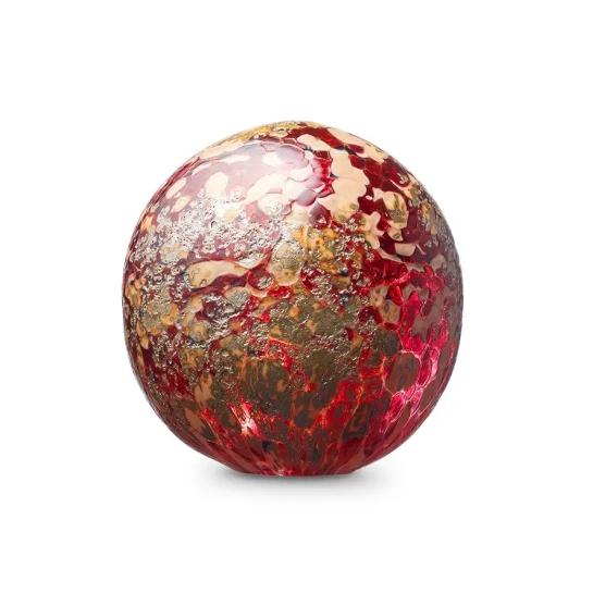 Bol rood-goud 12 cm