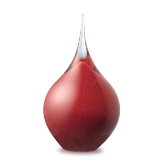 Druppel middel opaque rood