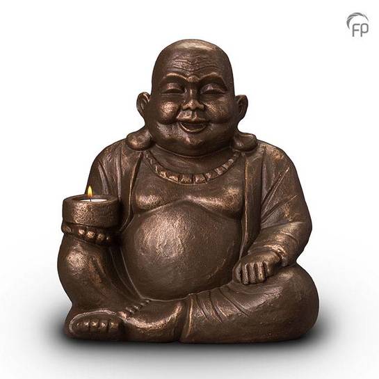 Boeddha met waxinelichthouder groot