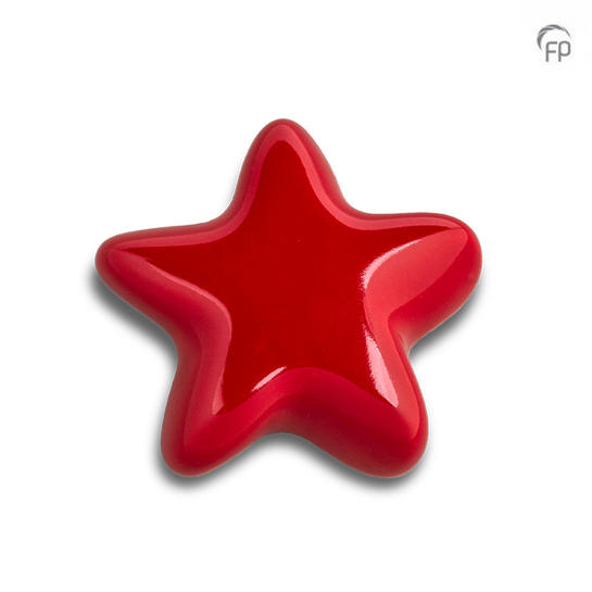 Asteri ster zuiver rood - glans