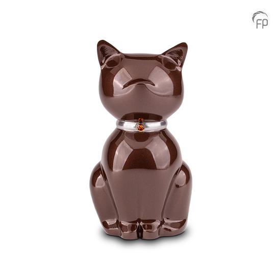 Metaal dierenurn Nuna bruin