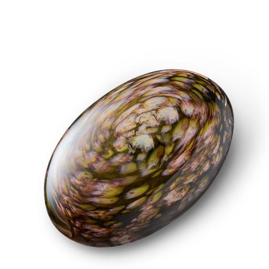 Pebble medium ovaal nature opaque