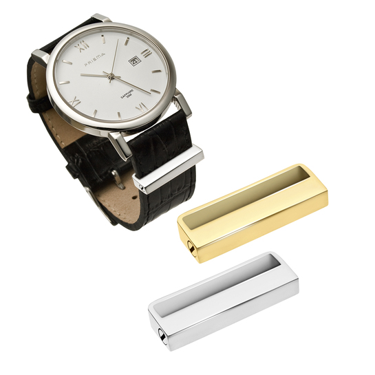 Horloge clip goud